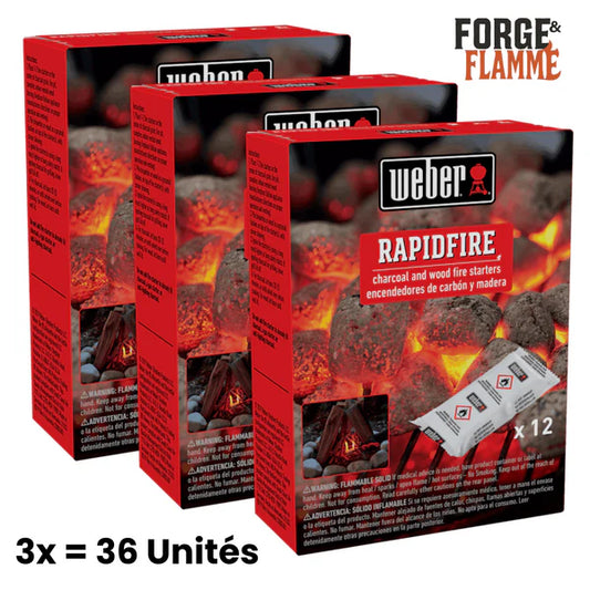 Allume-feu Rapide – 3 Paquets (36 unités)